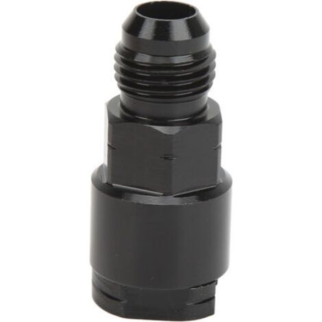 Adaptateur EFI Quick Nnect en Aluminium Oy Noir anodisé, Raccord Mâle à Pression pour Conduite de Carburant pour des Performances Efficaces du Moteur (AN6-3/8). (1/5)