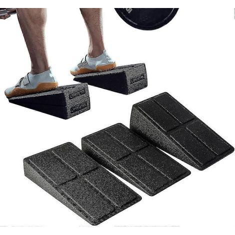 Bloc de squat réglable et antidérapant, rampe de squat, cale pour soulevé de terre, extenseur de mollets, planche inclinée pour squats (1/5)