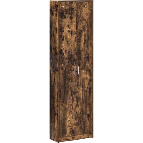 Maison Exclusive - Guardaroba Rovere fumé 55 x 25 x 189 cm Legno multistrato