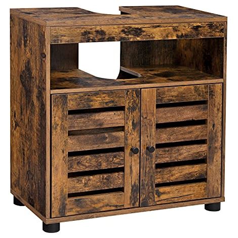 Badezimmerschrank mit Regalböden und einem Regalboden mit Türen (1/5)