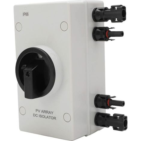 Interruptor de desconexión solar, aislador fotovoltaico, interruptor de control inteligente, resistente al agua IP66, CC 1000 V 32 A para sistema de energía