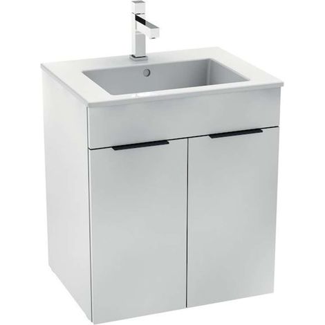 Jika Cube - Mueble con lavabo, 54x42x62 cm, blanco H4536111763001