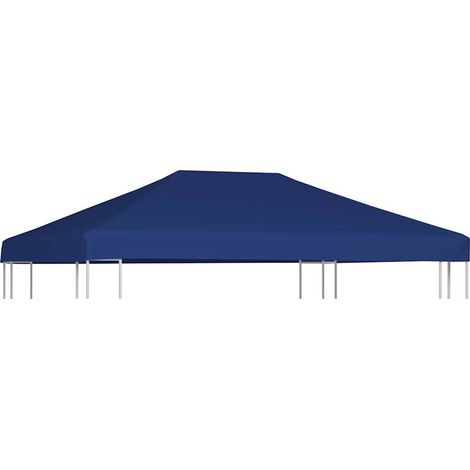 vidaXL Dachstoff für Pavillon 310 g/m² 4x3 m Blau