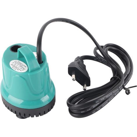 Pompe submersible évacuation eau filtre silencieuse aspiration par le bas aquarium bassin EB-A300 5W prise UE (1/4)