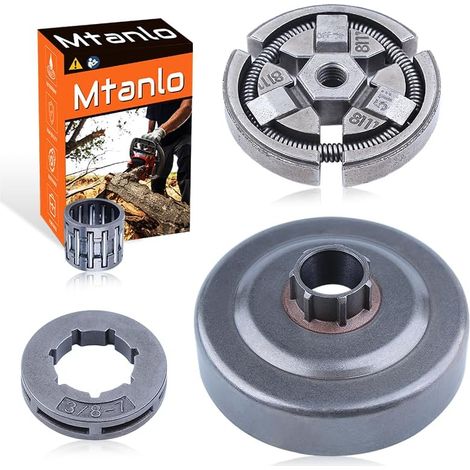 Le kit de roulements à tambour à tambour d’embrayage 3/8"-7 convient aux pièces Husqvarna 50, 50 Special, 51, 51 Epa, 55, 55 Epa, 55 Rancher, 154, 254, 50308702 (1/5)