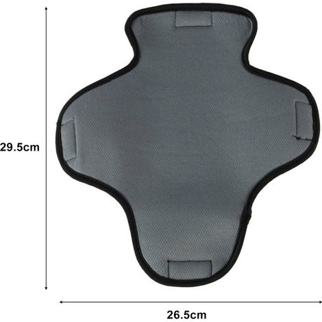 Motorradhelm-Innenfutter, schweißabsorbierendes Kühlpad mit Klettverschluss, wiederverwendbares und waschbares Innenfutter für Schutzhelm, Fahrradhelm, Grau