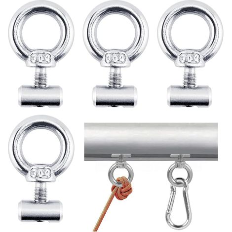 4 Arrêts de Barre de Auvent en Acier Inoxydable, Pièces et Accessoires pour Camping-Car, Fourgon, Bateau et Solette (1/5)