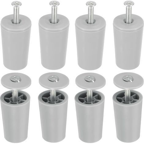 8 Pcs - Butée Volet Roulant - Bouchon d&39Arrêt - En Plastique ABS Résistant - Pour Lames de 40mm - Système à Manivelle ou Sangle - Gris - 40x25,5x20mm
