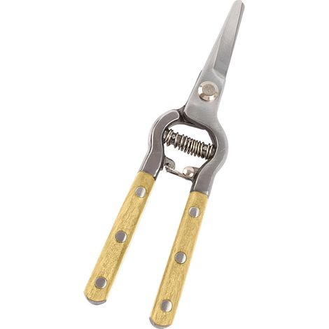 Sécateur, acier SK5/bois, pour branches et taille de plantes (1/5)