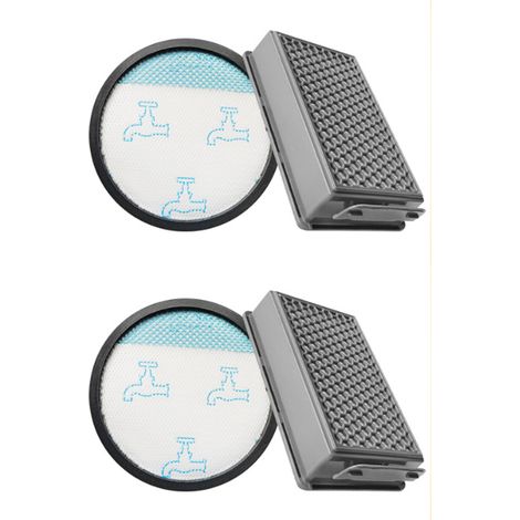 4 filtros para aspiradoras ciclónicas Moulinex Tefal Compact Power