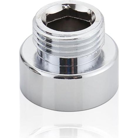 réducteur de débit robinet de filetage intérieur 3/4" vers filetage extérieur 1/2",raccord gaine en cuivre de qualité supérieure,manchon adaptateur pour tuyau douche connecteur (1/5)