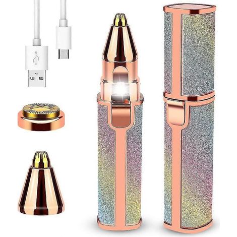 Rasoir à sourcils, tondeuse à sourcils, rasoir électrique pour femmes avec lumière (1/5)