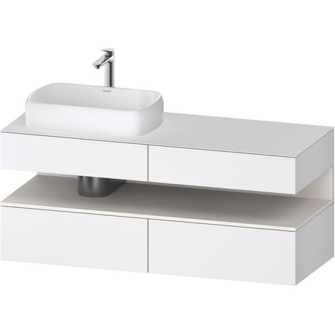 Duravit Collection One Meuble sous-vasque sur console, 2 tiroirs,