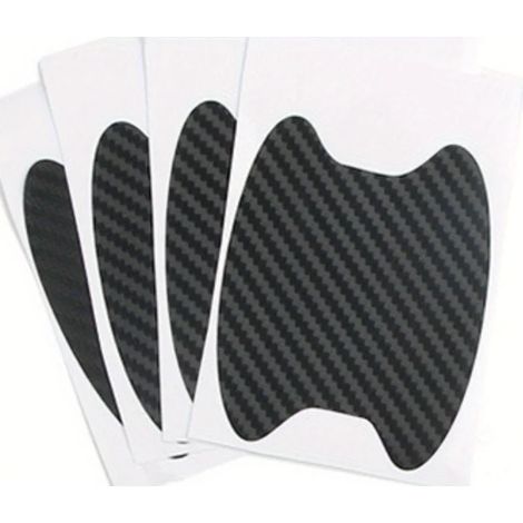 (noir, 4 pièces) 4 autocollants pour portières de voiture : Protégez votre véhicule des rayures et des dommages grâce à ces protections résistantes (1/4)