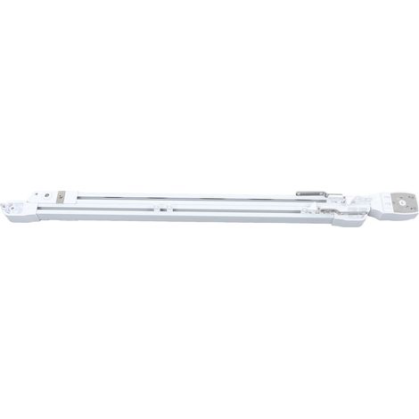 Rideau plafond rail télescopique en alliage d'aluminium 0.5-1 m système de montage pour salon (1/5)