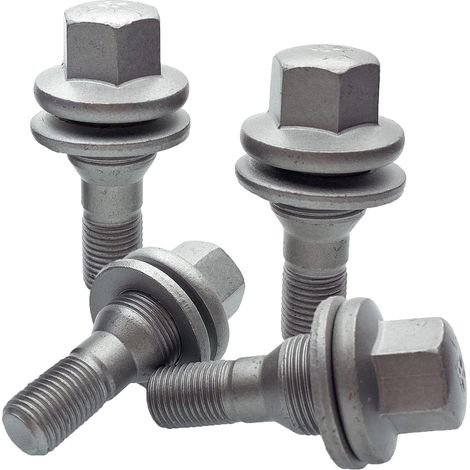 Jeu de 4 boulons de roue antivol pour Citroën C2 C3 C4 C5 Peugeot 206 207 308, filetage M12 x 1,25