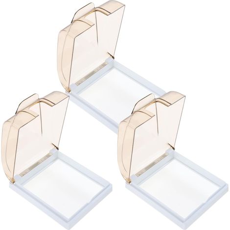 Couvercle de Prise Étanche Type 86 Adhésif, Lot de 3, Blanc PC Salle de Bain et Chambre, Montage Mural, Protection Anti-éclaboussures, Boîtier en PC (1/5)