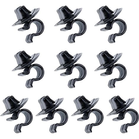 10 clip per guida cofano, clip di fissaggio cofano in plastica, compatibili con C2 C3 C4 C5 106 206 306 3008 407 e Berlingo ecc.