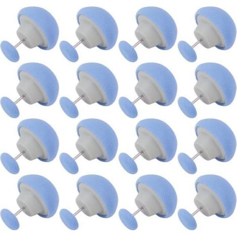 Vvikizy clip de fixation pour housse de couette Vvikizy clip pour épingle de couette Vvikizy Clip pour bricolage cheville Gris Bleu (1/4)