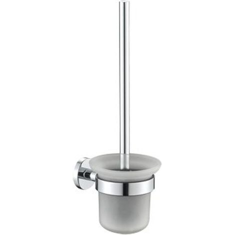 Plieger Vigo ensemble de brosse WC modèle mural avec verre chrome (1/3)