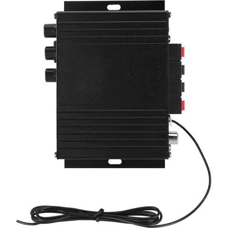 Amplificateur de puissance home cinéma HURRISE 12V en alliage d'aluminium HiFi avec (1/4)