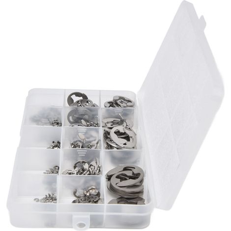 Kit de 400 circlips en acier inoxydable 604 pour roulements (1/5)