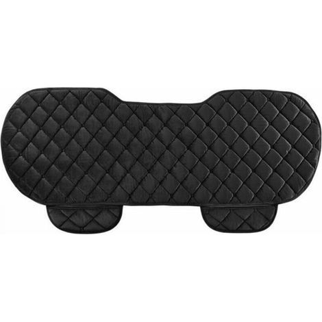 noir Universel de Voiture Banquette arrière Protection Intérieur Coussin Pad Tapis antidérapant Anti-Rayures en Peluche arrière (1/4)