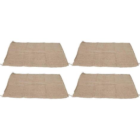 Grands sacs de course en toile de jute pour pommes de terre - Lot de 4 (1/5)