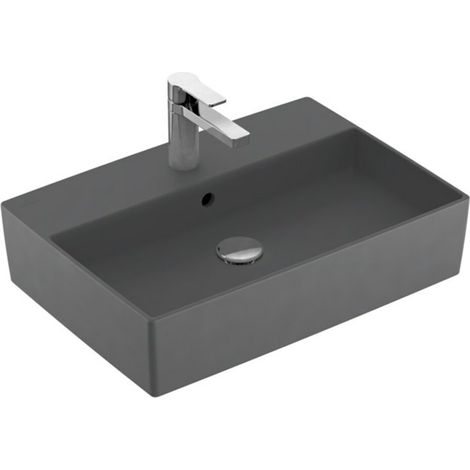 Villeroy & Boch Memento 2.0 Aufsatzwaschbecken, 1 Hahnloch, mit (1/3)