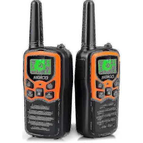 JIAJIEFANG Langstrecken-Walkie-Talkies mit 22 FRS-Kanälen, LED-Taschenlampe, VOX-Funktion und LCD-Bildschirm für Erwachsene (1/5)
