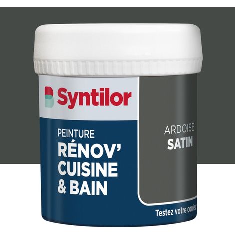 SYNTILOR Renov' vernice per mobili satinata ardesia per cucine e bagni, tester 0,075l SYNTILOR