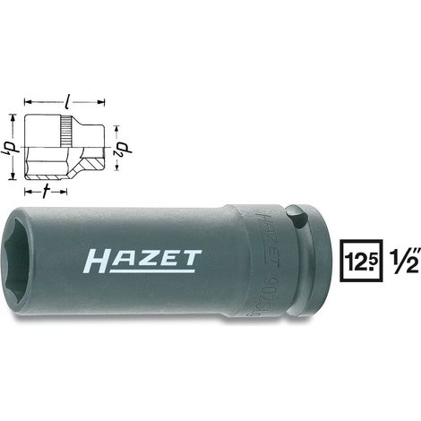 Douille à chocs à 6 pans 902SLG-19 19 mm HAZET