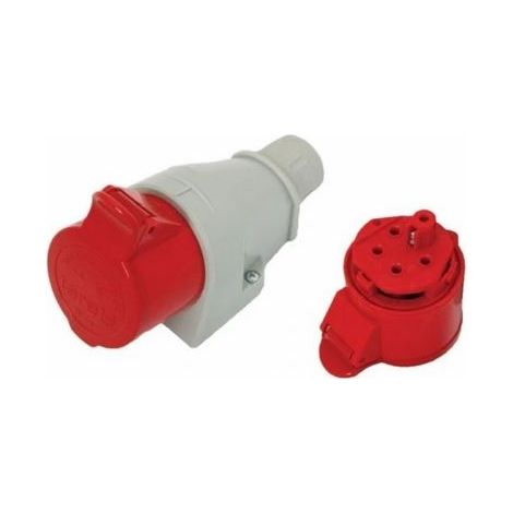 Prise de courant portable - 32 A/400 V - Hermétiquement étanche - IP44 - Connexion d'alimentation portable (1/2)