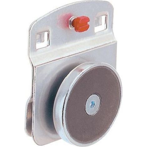 Porte-aimants D. 40 mm galvanisé adapté à panneaux perforés (1/3)