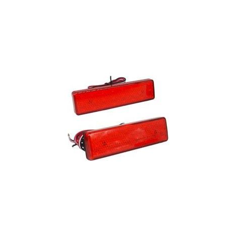 Réflecteur de pare-chocs arrière 9160858 adapté aux modèles Lntyq, notamment Opel, Vauxhall, Vivaro, Movano et Renault. (1/2)