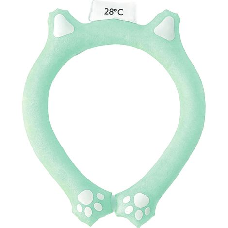 Accessoires indispensables pour l'été afin de prévenir les coups de chaleur et de se rafraîchir : bague rafraîchissante pour le cou, bague rafraîchissante pour les sports de plein air, collier vert po (1/5)