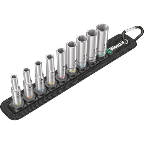 Wera Belt A Deep 1 Steckschlüsseleinsatz-Set 1/4" 9teilig 05004525001