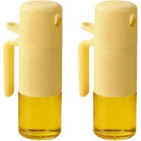 Haushalts-Ölkessel aus Glas, Ölflasche für den Außenbereich (Doppelverwendung) B--