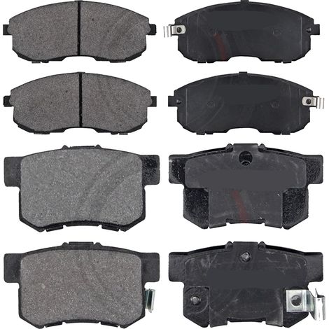 KIT PASTIGLIE FRENO ANTERIORI E POSTERIORI compatibile con SUZUKI SX4 TRE VOLUMI (GY,RW) / PASTIGLIE FRENANTI AUTO OEM P 23 126  P 23 105,P 79 027 / SOSTITUZIONE DIRETTA / BASSA POLVERE / SILENZIOSO (1/4)