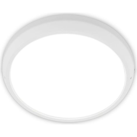 Briloner LED Deckenlampe IP44 Ø27,5x4 cm 18W 1900lm 4000K Neutralweiß Spritzwasserschutz Weiß - Deckenleuchte Badezimmer Wohnzimmerlampe Küchenlampe (1/5)