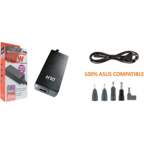 Alimentation secteur 65W universelle ( sauf USB-C) DY-AI1954 pour Ordinateur portable ASUS