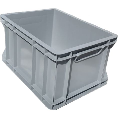 Contenedor de almacenamiento gris de 400x300x220 (1/3)