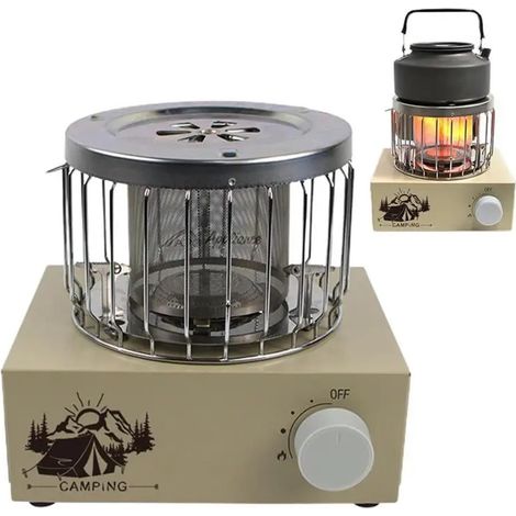 Chauffage de Camping 3000W, for tentes, poêle à brûleur Unique, Petit Chauffage au Propane, Chauffage de Tente de Camping, poêle d'extérieur (1/5)