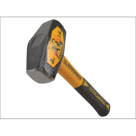 PROMO-Club Hammer Fibreglass Handle 1.4kg (3lb) ROU65608 (1/2)