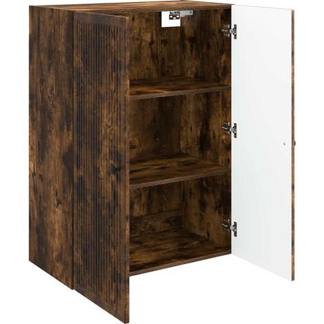 Armadietto a muro  Mobiletto a muro Rovere Fumo 66 x 34,5 x 90 cm DAS683651 (1/5)