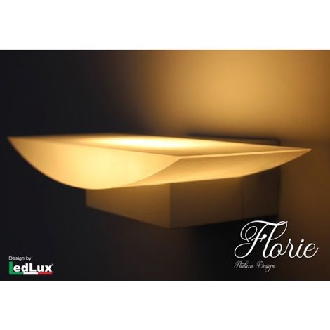 Applique Led Da Parete Modello Florie Italian Design Moderna 6W Bianco Caldo (1/4)