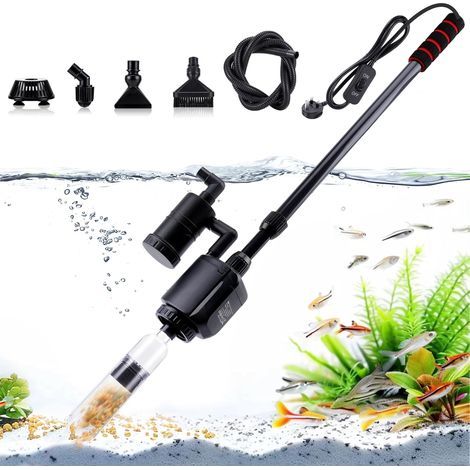 Bodenstaubsauger, 20-W-Motor, 1200-l/h-Pumpe, Sandfilter, für Aquarien (1/5)