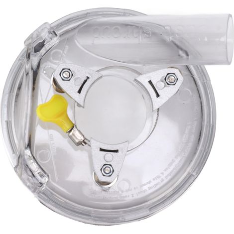 Kit de protection anti-poussière transparent en ABS pour meuleuses d'angle de 10 à 12,5 cm et polisseuses à eau (1/5)