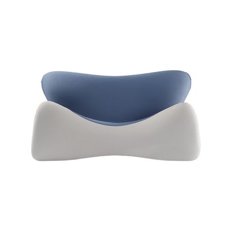 Cómoda, transpirable, para dormir bien en casa, almohada de seda helada, protector de cuello, algodón de recuperación lenta. (1/5)