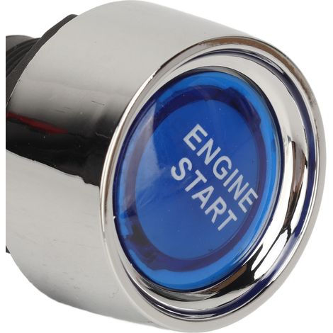 Botón de arranque de encendido DC12V 50A para vehículos recreativos, barcos, autos de carreras, camiones, color azul.